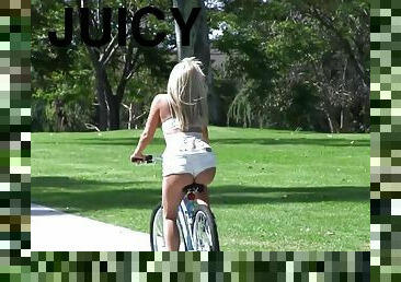 Layla Price juicy ass hanging out of shorts draws attention