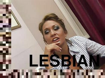Closeup video of lesbian sex with MILFs Karen Wood and Renee Richards