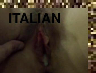 Italian Amateurs Creampie POV Fun Sex Session of Couple