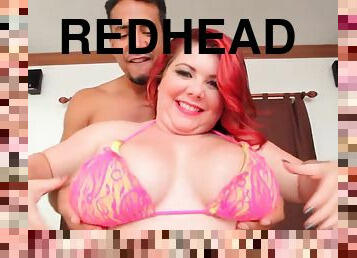 BBWs redhead loves intimacy act