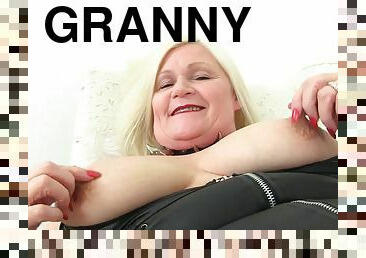 sexually attractive big beautiful woman granny plays with her hoochie-coochie compilation