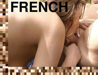 French babes have group sex