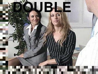 Double Penetration for two hot teachers