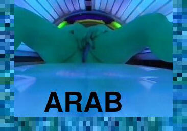 Turkish teen in solarium