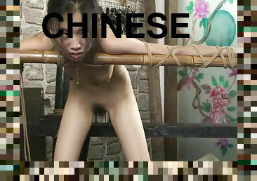 Chinese model in BDSM video