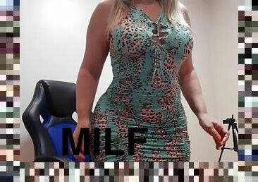 Brazilian MILF undress on webcam