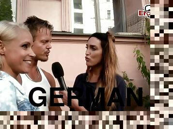 Real German couple on the casting