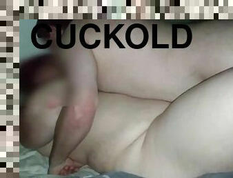 Cuckold watches as his wife fucks with a BBC