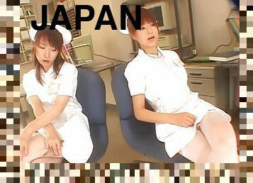 Japanese nurse loves pleasuring her patient with her mouth
