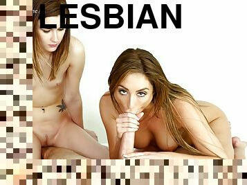 Alaina Dawson & Cristiana Cinn Threesome Porn Video
