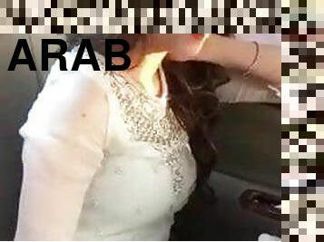 Pakistani beauty teen in car