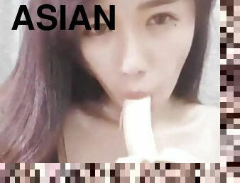Finesse asian babe trys webcam carrier - low quality