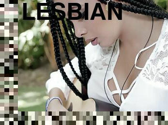 Sweet lesbian love making with babes Aaliyah Hadid and Jane Wilde
