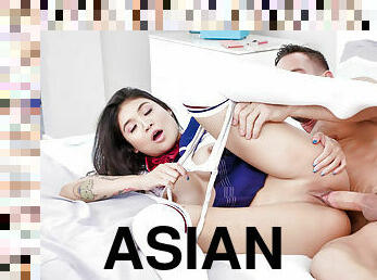 Asian young cutie Brenna Sparks hump fantansy come true
