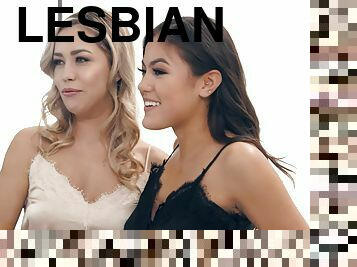 Alina Lopez and Kendra Spade love to film hot lesbian scenes