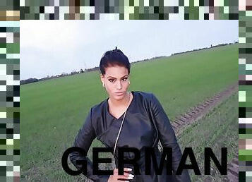 im-freien, latina, deutsch, gesichtspunkt, nette, leder