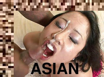 Hardcore interracial fucking with a BBC and Asian girl Kya Tropic