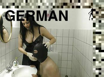 German bdsm domina make waterboarding