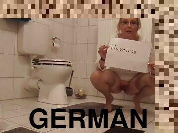 Auf den Boden gepisst German Dirtytalk I love ass