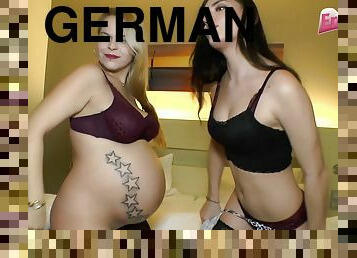 german pregnant milf homemade threesome ffm