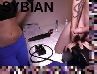 Horny Male Made To Ride the Sybian at Clinic