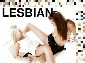 Beautiful lesbians Eufrat and Misa F want to reach orgasm together