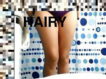 I get so horny from spying my hairy girlfriend from Mexico City.
