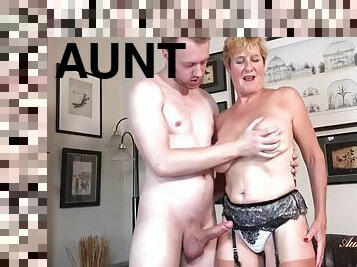 AuntJudysXXX - Busty mature teacher Mrs. Molly seduces her student