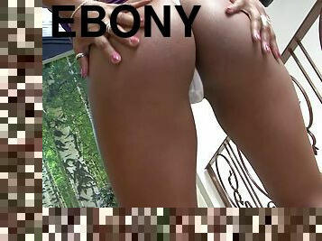 Ebony Latina whore Cris Lira pussy licked and fucked hardcore