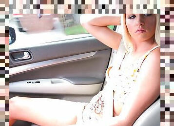 Sophia Lux pounded in a car and gets a huge cum shot