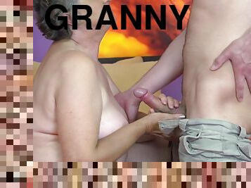 Horny granny Jana W likes it when she gets her cunt plowed