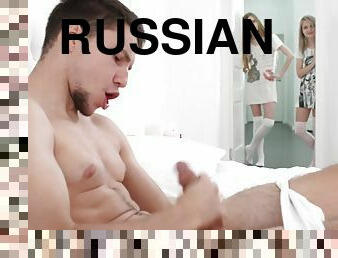 mastürbasyon-masturbation, rus, genç, zorluk-derecesi, üç-kişilik-grup, birdenbire