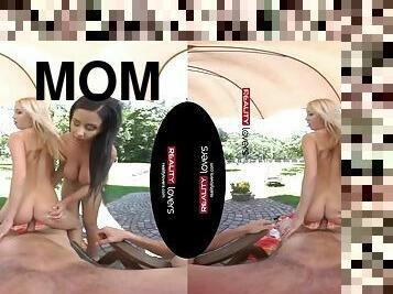 Moms & Teens Picnic Threesome