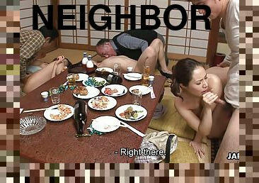 Neighborhood slut Kiyoha Himekawa and her friends have an orgy