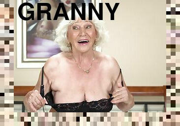 Handsome guy finally agrees to bang naughty granny Norma