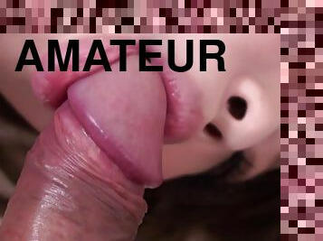 Uncensored JAV amateur first blowjob HD subtitled