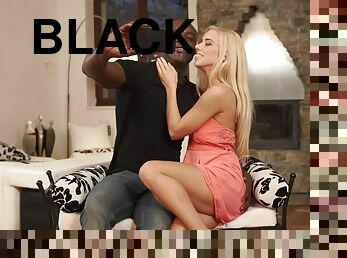 Black on white porn video of athletic guy and blonde chick