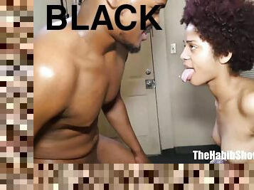 love the way this young teen black couple lover fuck