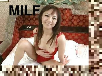 Extreme solo with milf in lingerie Hikaru Aoyama