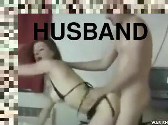 Husband is recording his wife getting fucked hard by a stranger