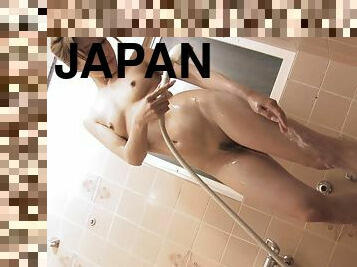 Nasty shower fuck with a stunning Japanese sex goddess