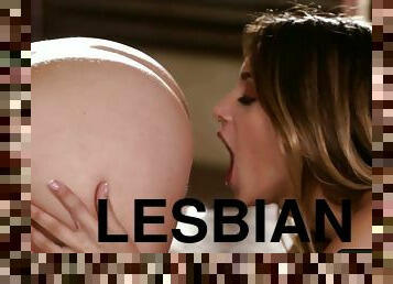 Stunning lesbian babes enjoy their formidable sexual affair