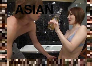 asia, mandi, gambarvideo-porno-secara-eksplisit-dan-intens, jepang, pasangan, bh