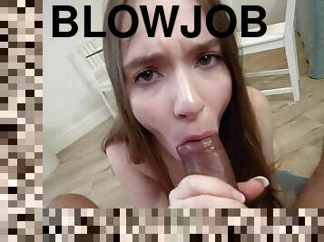 POV blowjob and hardcore - After Helping My StepSister I Bang Her Hard - Hazel moore