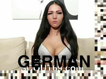 German instagram bitch in lingerie deepthroat and fuck
