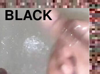 Black Dick Handjob In The Shower