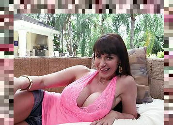 Beautiful Latina With Massive Fake Tits Enjoying A Hardcore Doggy Style Fuck