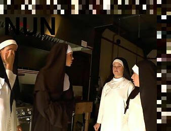 Nasty Nun Gets Hardcore Fucked By A Guy With A Foot Fetish