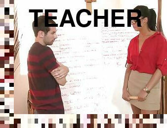 Horny Teacher Gets Screwed By Her Student