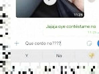 Sexting Con Mi Hermanastra En WatshApp! -“Viene Despues De Follarse A Otra Y Le Limpio Las Corridas”